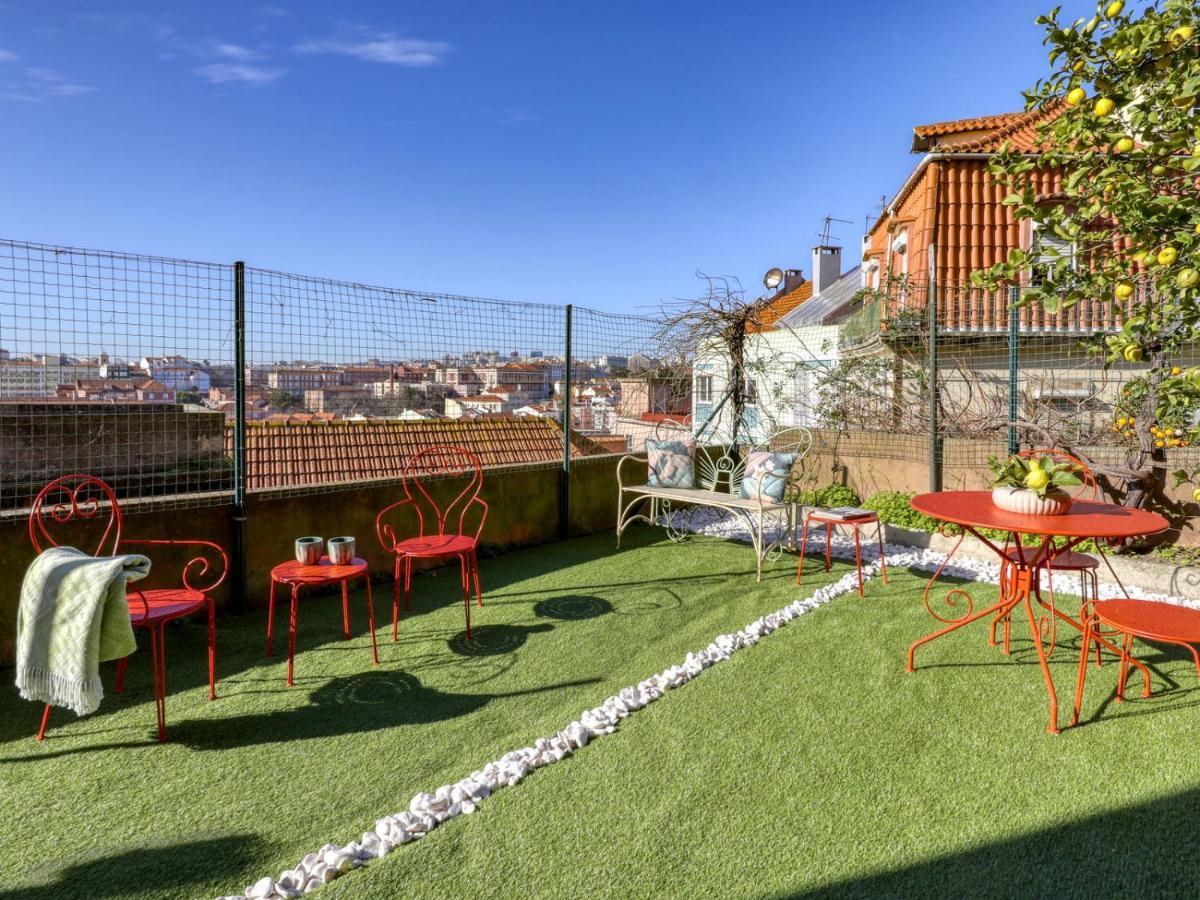 شقة Lisbon Graca Terrace المظهر الخارجي الصورة
