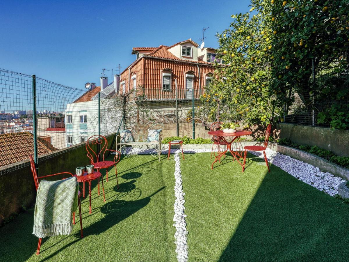 شقة Lisbon Graca Terrace المظهر الخارجي الصورة